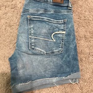 American eagle midi shorts
